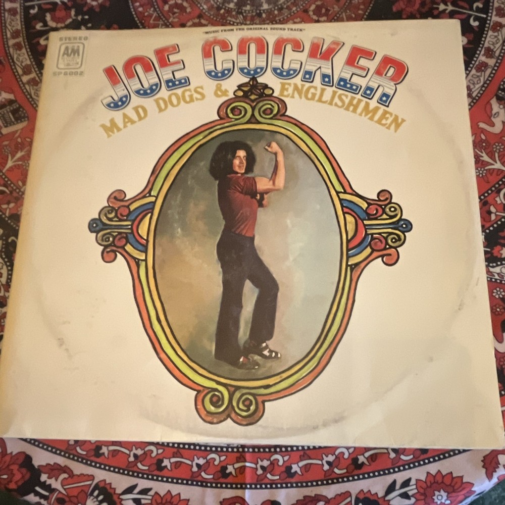 Joe Cocker Mad Dogs & Englishmen 12″ Black Vinyl Double LP A&M SP-6002