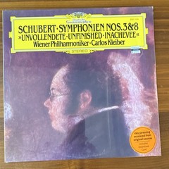 Factory sealed vinyl: Deutsche Grammophon Schubert Symphonies 3 & 8 Kleiber 180g