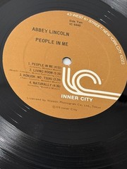 ABBEY LINCOLN – PEOPLE IN ME 1978 INNER CITY IC 6040 VG++/EX