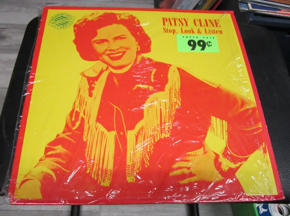 Patsy Cline ORIG US LP Stop look & listen NM ’84 Allegiance Country / Shrink