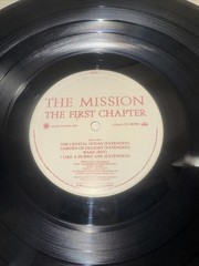 The Mission The First Chapter LP 1987 UK Mercury MISH 1 Goth Rock Vinyl Album