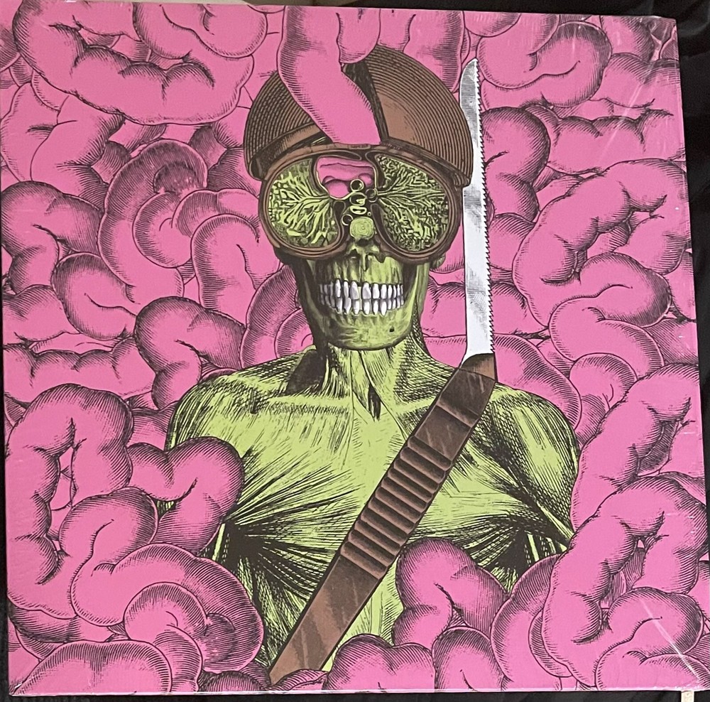 OH SEES ‘Carrion Crawler LP MAGENTA coachwhips pink brown fuzz damaged bug Yikes