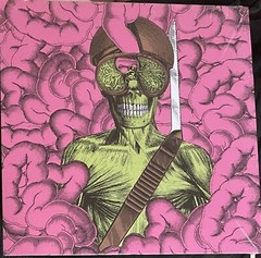 OH SEES ‘Carrion Crawler LP MAGENTA coachwhips pink brown fuzz damaged bug Yikes