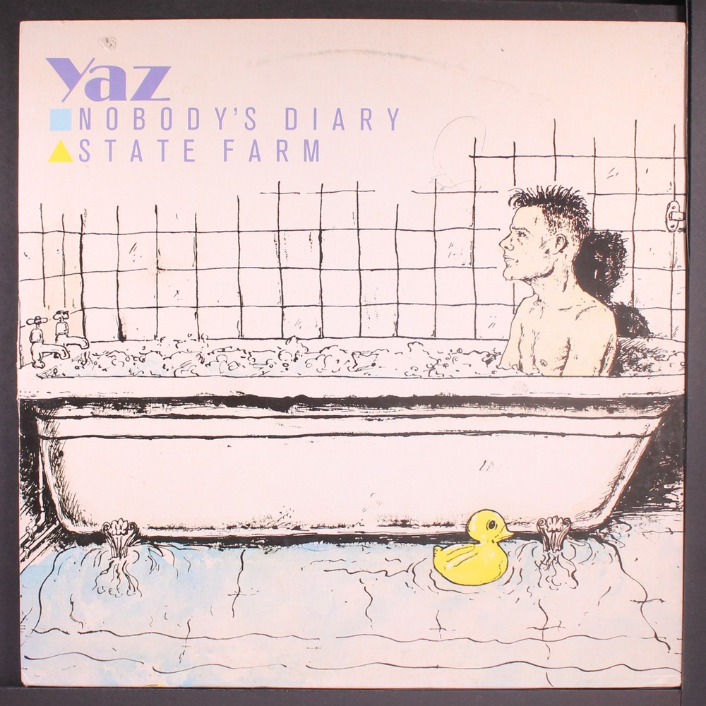 YAZ: nobody’s diary SIRE 12″ Single 45 RPM