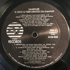 El Coco / Le Pamplemousse – Avi Records Distributing Corp Presents 1977 LP, Comp