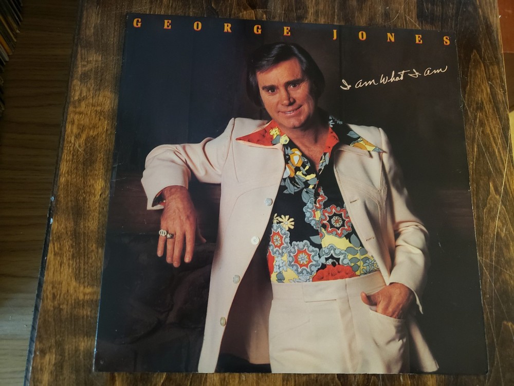 1980s vg++ George Jones I Am What I Am 36586 LP33 see notes! NO RINGWEAR