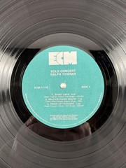 RALPH TOWNER – SOLO CONCERT 1980 ECM RECORDS LP CONTEMPORARY JAZZ