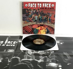 FACE TO FACE live in a dive LP Record with BIG fold-out poster