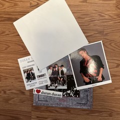 Duran Duran MIXING ITALIAN EP W 5 PHOTOS & HUGE POSTER ,BADGE , STICKER 12″