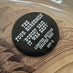 The Four Horsemen Nobody Said It Was Easy Shaped Vinyl 1991 DEFP12 Rick Rubin