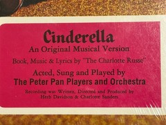 Cinderella Book And Vinyl Record. Peter Pan Records BR 500. ©️1971. NEW/SEALED