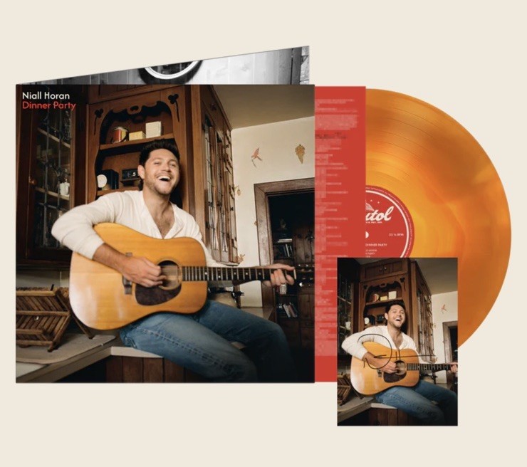 SIGNED 5×7 Niall Horan Dinner Party 12″ Vinyl LP Album 2026 Record Candlelight