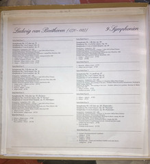 Beethoven 9 Symphonies Karajan Berlin Philharmonic Vinyl 8 LP Box Set DGG Stereo