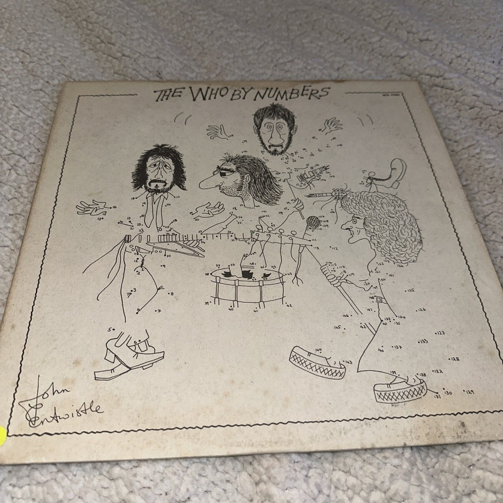 THE WHO – By Numbers (Squeeze Box) (1975) – 12″ Vinyl Record LP – VG+