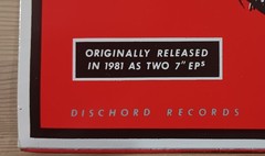 MINOR THREAT LP Record 1984 First Press US Original Red Cover EX Vinyl Dischord