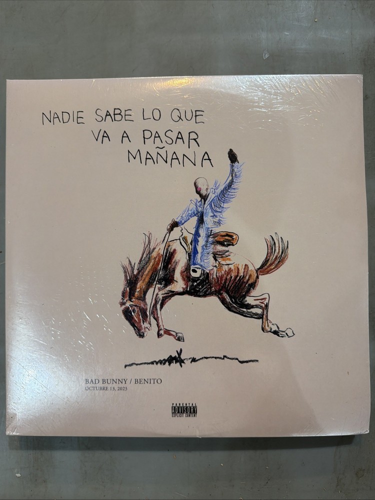 Nadie Sabe Lo Que Va a Pasar Manana Vinyl LP by Bad Bunny Record