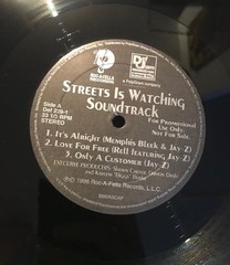Streets Is Watching OST 2xLp Vinyl Promo 1998 Jay-Z Dj Clue M.O.P. Rell