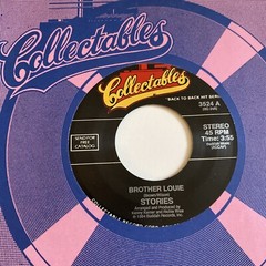 Stories 45 Brother Louie / What Comes After NEW reissue unplayed