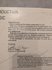 United States Air Force Production Music Album Vintage 1974