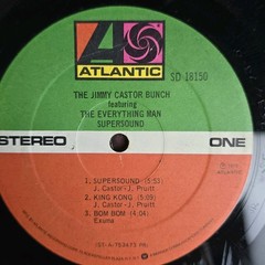 Jimmy Castor Bunch Supersound – 1975 Atlantic SD-18150 LP Vinyl Record