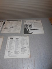 LOT OF 7 VTG NAT KING COLE 45 RPM RECORDS WITH CARDBOARD JACKETS