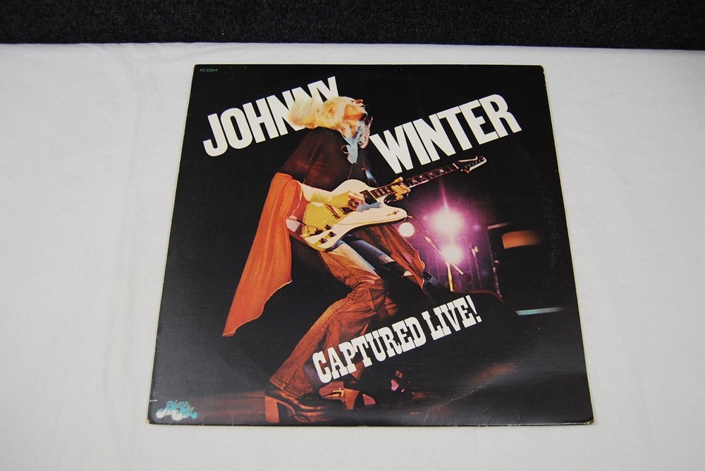 WINTER,JOHNNY Vinyl lp…CAPTURED LIVE!…BLUE SKY VG