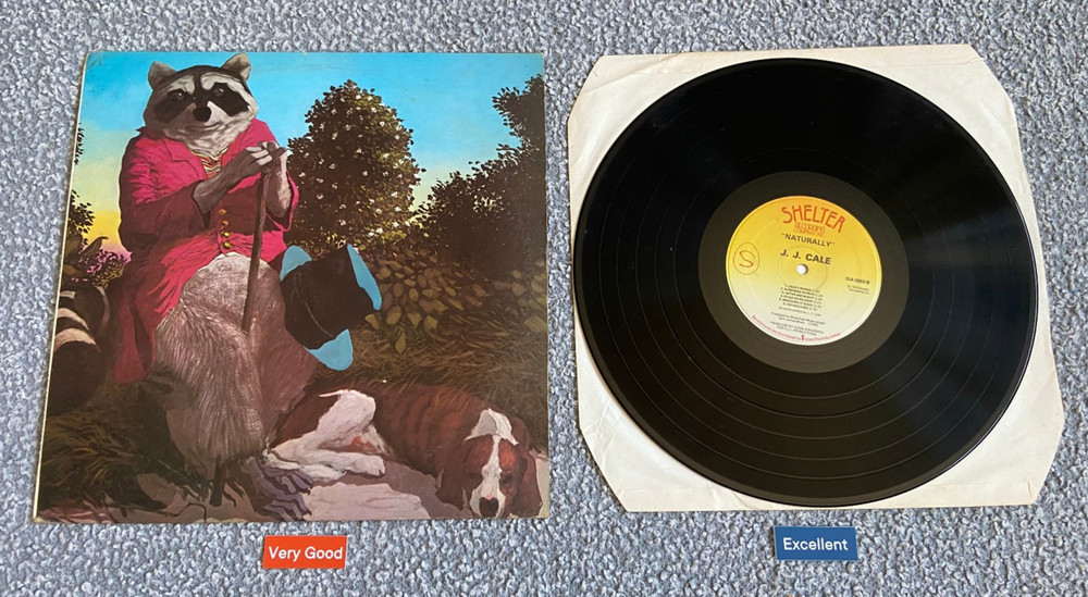 J.J. Cale – Naturally – 12″ Vinyl – ISA 5003 (1976) – VG/Excellent Condition