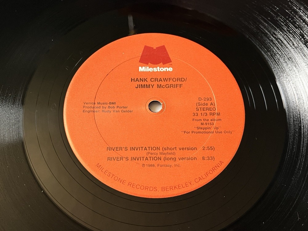 Hank Crawford / Jimmy McGriff – River’s Invitation~Contemporary Jazz Funk