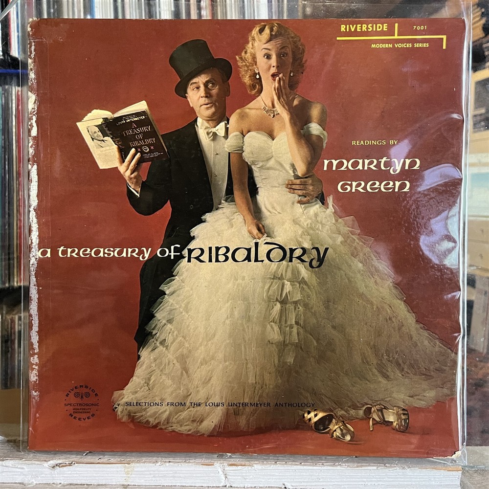 [RADIO/SPOKEN WORD]~EXC LP~MARTYN GREEN~A Treasury of Ribaldry~[1956~RIVERSIDE]