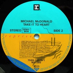 Michael McDonald – Take It To Heart (LP, Album) (Mint (M)) – 4244143578