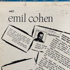 Emil Cohen American Jewish Humorist Autograph Vinyl LP Emco Records 1201 Signed