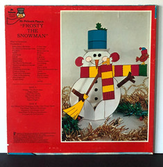 Mr Pickwick Players FROSTY THE SNOWMAN 1977 Mr Pickwick VG+/VG Christmas
