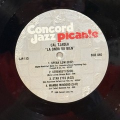 Cal Tjader Lp La Onda Va Bien 1980 Concord Records Pancho Sanchez CLEAN VINYL!
