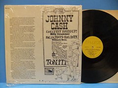 Johnny Cash Country Round-up 1965 Mono LP Record Hilltop JM 6010 Wilburn Bros