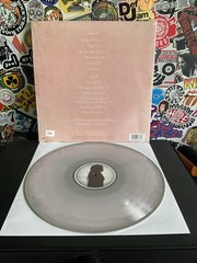 ARIANA GRANDE Yours Truly VG++ PINK/GRAY SWIRL VINYL W/HYPE STICKER