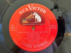 Bartok Music for Strings Hungarian Reiner Living Stereo Red Seal LSC-2374 LP NM!