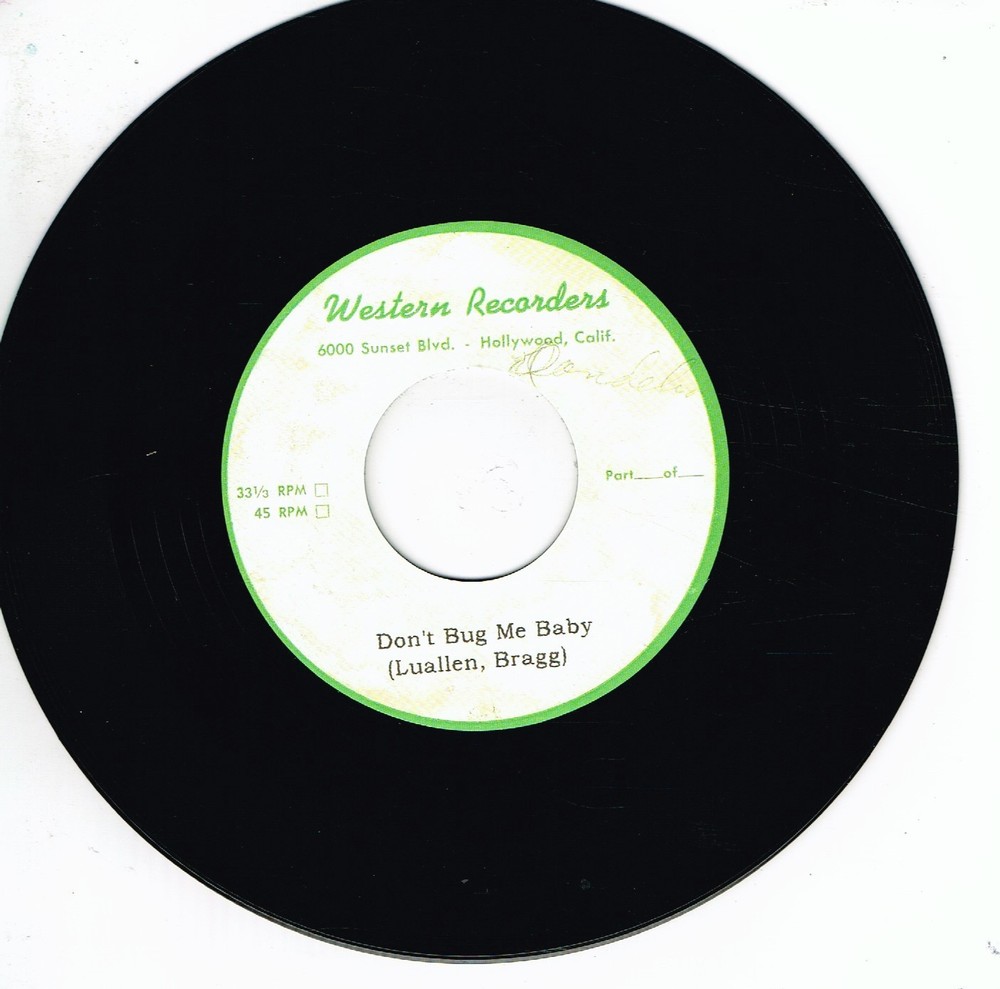 Unknown – DONT BUG ME BABY b/w CLYDE PITTS – LONELY SIDE OF TOWN (50s ROCKABILLY