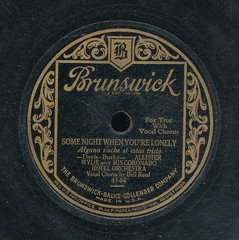 78tk-dance-BRUNSWICK 4144-Allister Wylie-(Some night when you’re lonely/Love )
