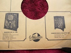 1928 French HIS MASTER’S VOICE 4x Record SLEEVES 10″ 25 cm La Voix de Son Maitre