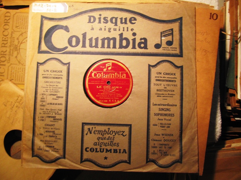 1928 Armand NARCON Bass Joseph Szyfer LE CID Air de Don Diegue HERODIADE RFX 4