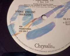 Vinnie Vincent Invasion All Systems Go Lp Vinyl 1988 1st press PROMO Clean Vinyl