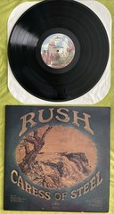 Rush ‎– Caress Of Steel Vinyl Record LP 1983 SRM-1-1046 EX