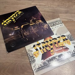 Stryper Vinyl Lot: Soldiers Under Command, In God We Trust, Original Insert LPs