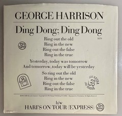 George Harrison / Ding Dong; Ding Dong / 1974 Apple 45 w/ Picture Sleeve / NM