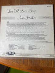 Ames Brothers Love’s Old Sweet Songs LP 1956 Maroon Coral Mono #57054