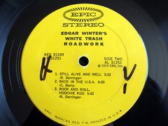 Edgar Winter’s White Trash : Roadwork LIVE 1972 Rock 2LP Vinyl Record KEG 31249