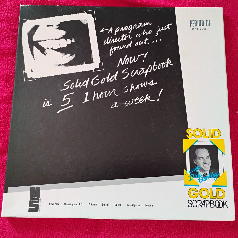 Solid Gold Scrapbook W/Dick Bartley 5LPS August 3-7 1987