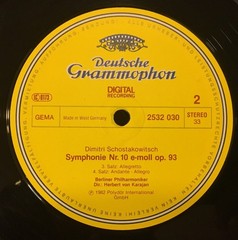 Dmitri Shostakovich, Berliner Philharmoniker, Herbert von Karajan, Symphonie No.