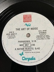 The Art Of Noise – Paranoimia Extended Version 12″, Vintage 1986 Vinyl