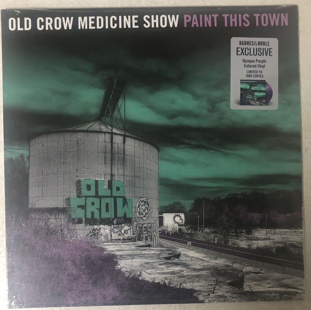 OLD CROW MEDICINE SHOW PAINT THIS TOWN LP OPAQUE PURPLE VINYL 1,000 COPIES